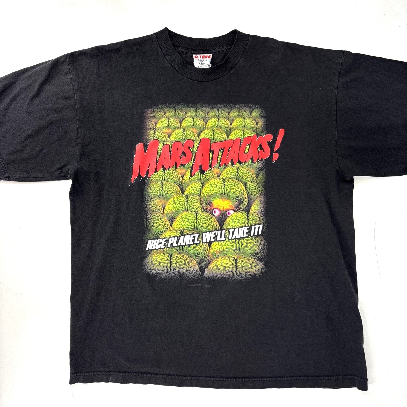 Vintage Mars Attack! Movie Promo T-Shirt Rare Size Xl